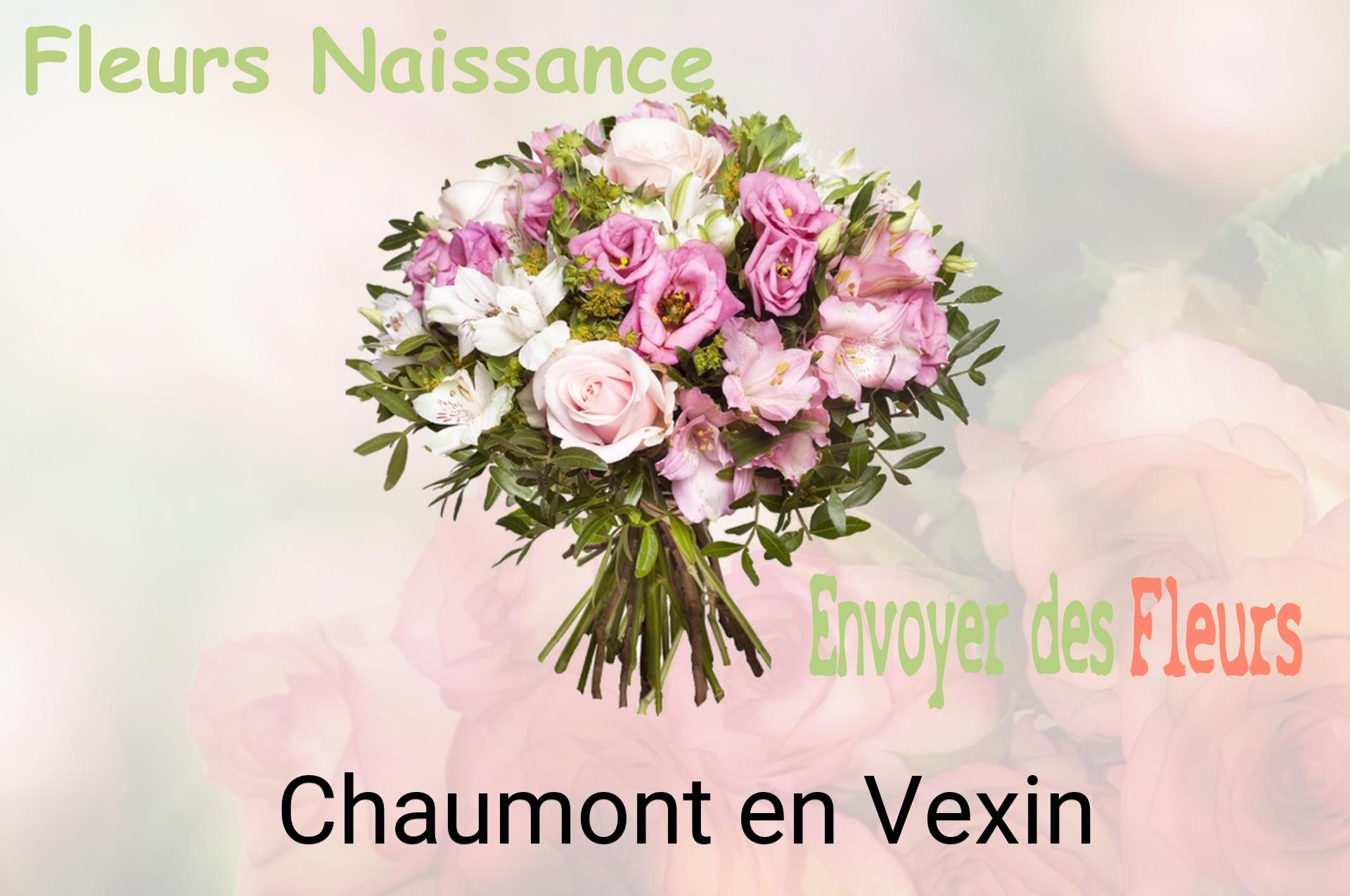 Bouquet de fleurs de naissance livré à Chaumont-en-Vexin