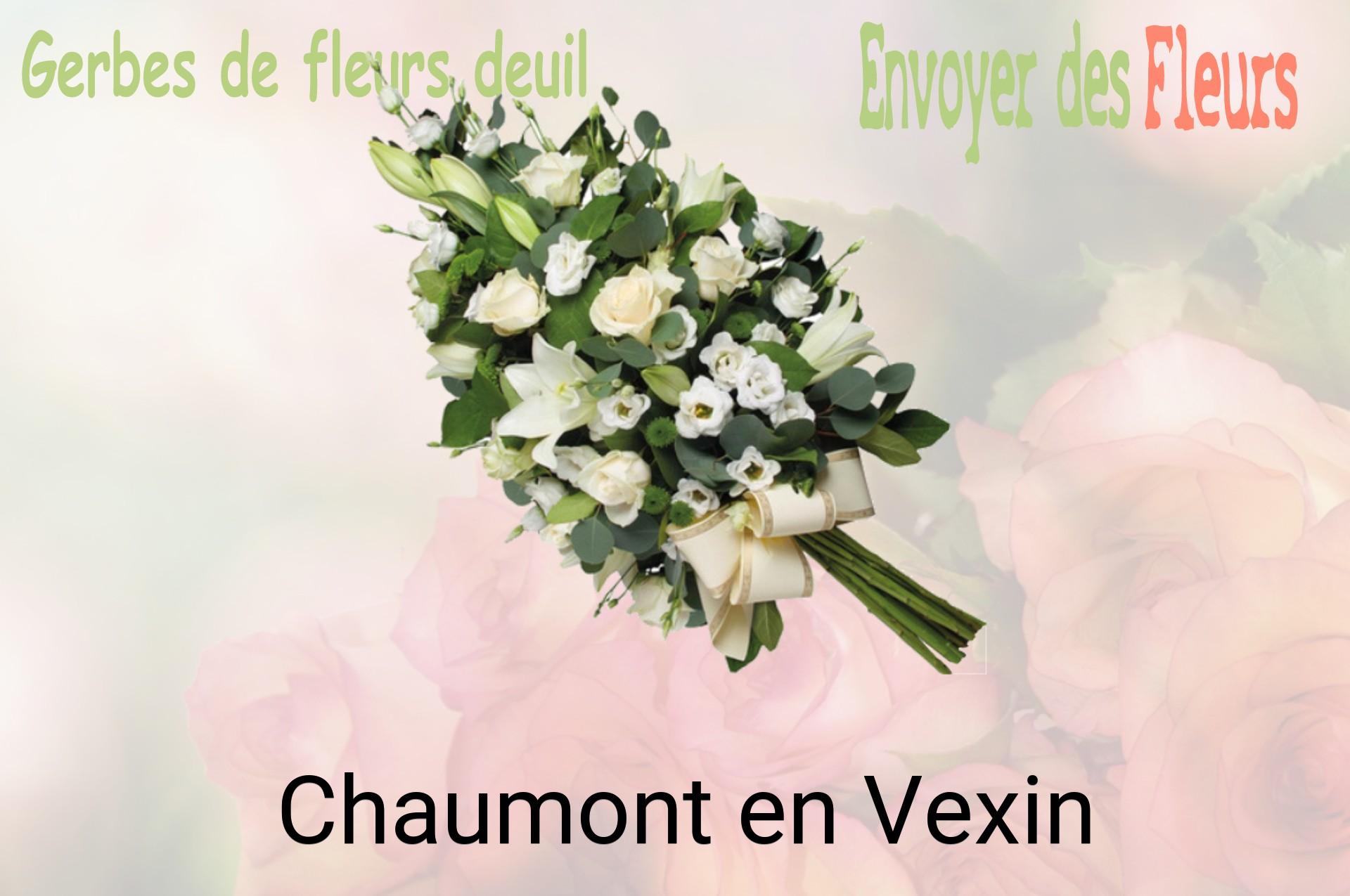 Gerbe de fleurs de deuil livrée à Chaumont-en-Vexin