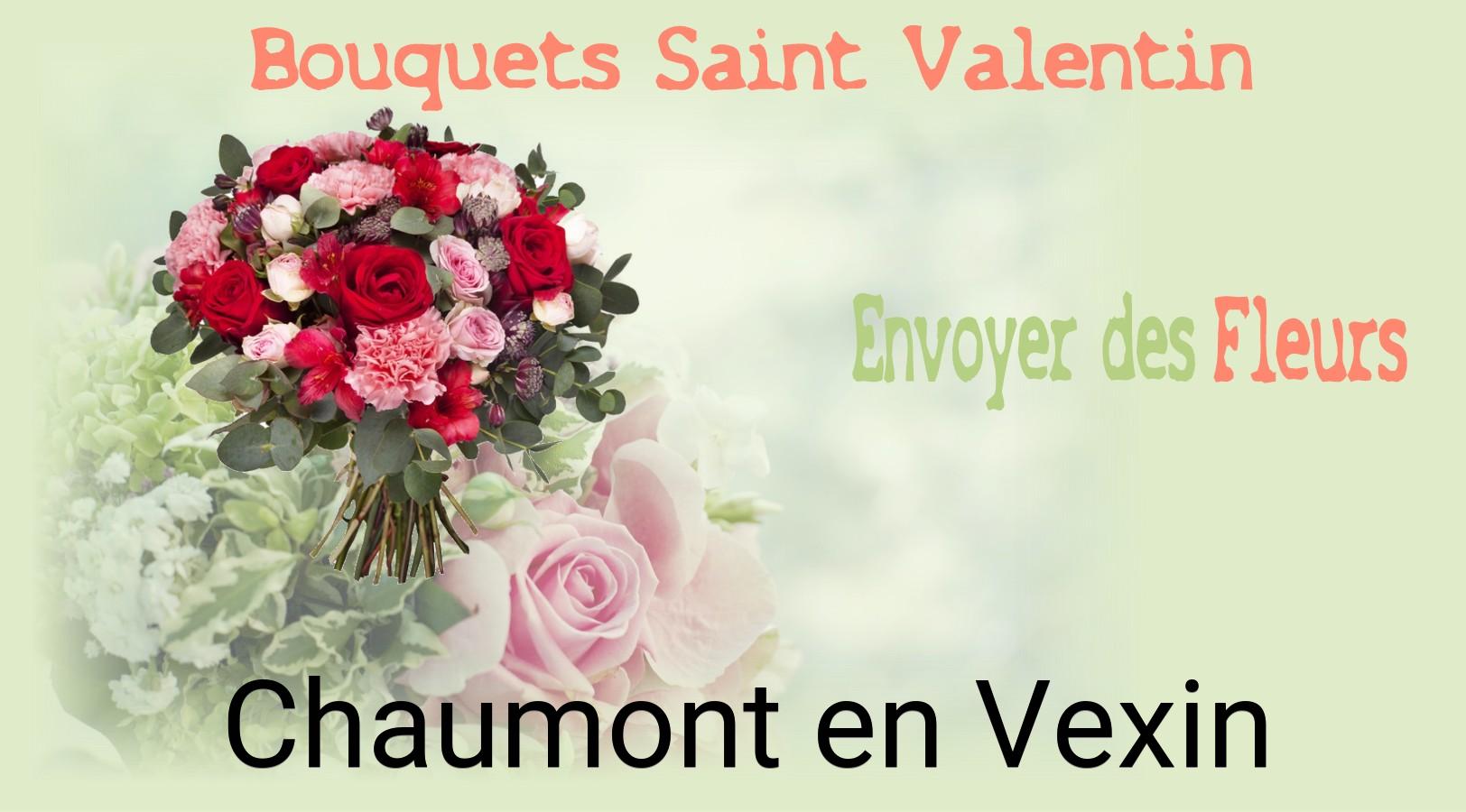 Roses de Saint-Valentin livrées à Chaumont-en-Vexin